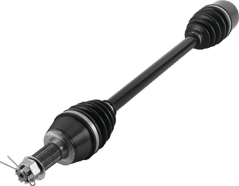 QuadBoss front left rugged axle for Polaris Brutus 900 (2013-2015) quad, OE replacement part, durable metal construction.