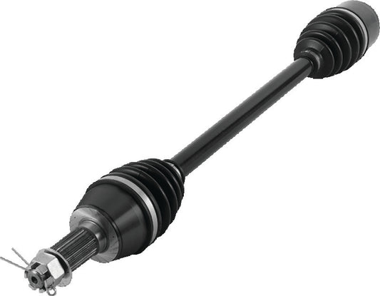 QuadBoss front left rugged axle for Polaris Brutus 900 (2013-2015) quad, OE replacement part, durable metal construction.