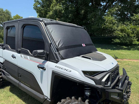 SEIZMIK Windshield Protector for off-road vehicles, clear durable windshield with mounting hardware by SEIZMIK