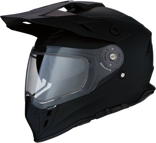 Z1R, Z1R Range Snow Helmet - Dual Pane Anti-Fog Shield, Flat Black, Medium (Part #0121-1114)