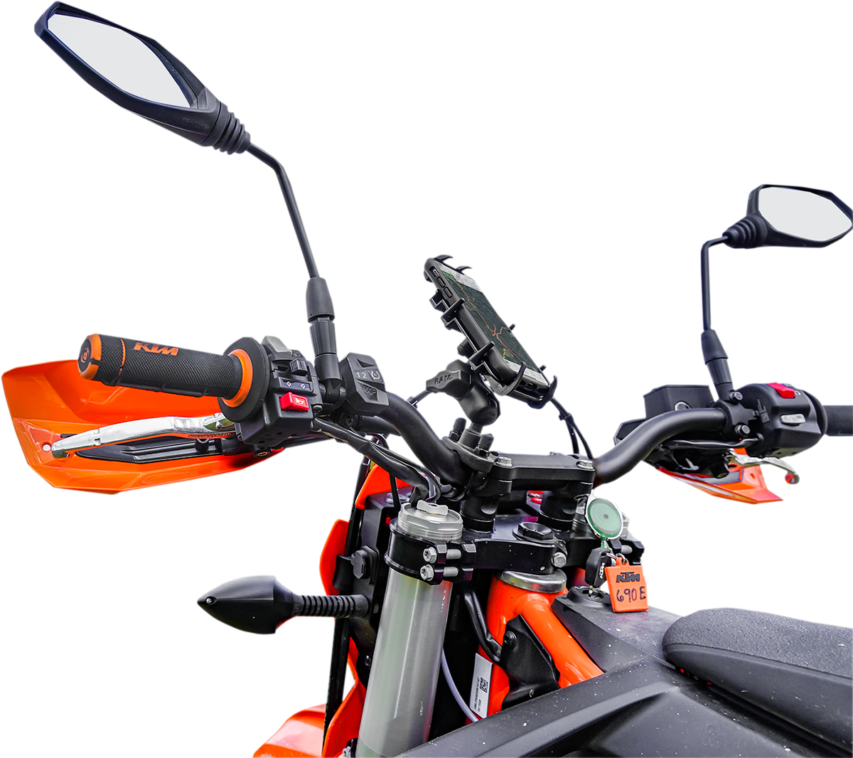 Bill's Exhausts RAM Mounts Cradle Quick Grip universal engine mount for secure device attachment, shown in the product image.