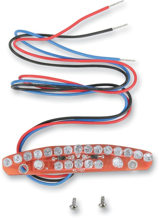 DRAG SPECIALTIES Replacement Half-Moon LED Board 28-6041LED-A, new LED circuit board for motorcycle lighting.