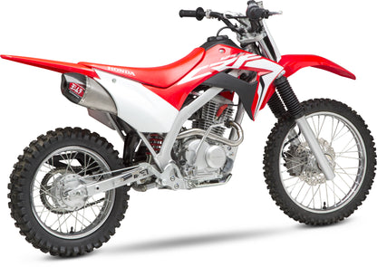 YOSHIMURA RS-9T exhaust system with stainless steel, aluminum, and carbon fiber components, designed for high-performance motorcycles.