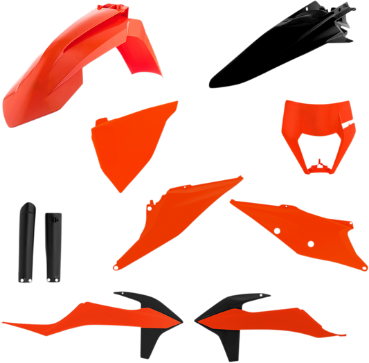 ACERBIS Full Replacement Body Kit - OEM Orange/Black 2791546812 - Howling Moto