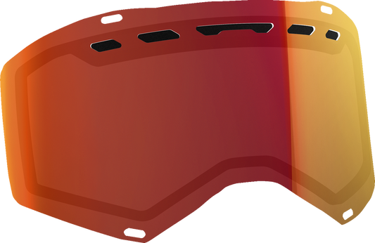 Scott Prospect/Fury Snow Lens with ACS dual Illuminator Red Chrome for snowmobile goggles, model 264582-310.