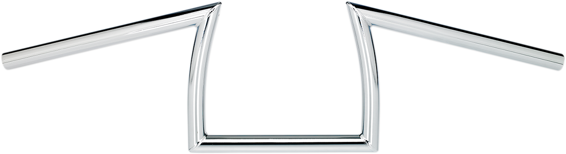 Chrome BILTWELL Keystone XL handlebar for motorcycles, featuring a sleek, curved design and textured grips.