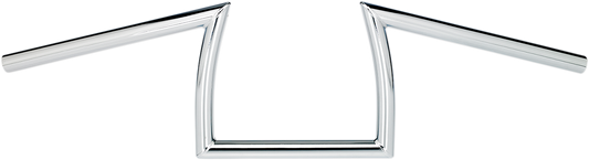 Chrome BILTWELL Keystone XL handlebar for motorcycles, featuring a sleek, curved design and textured grips.