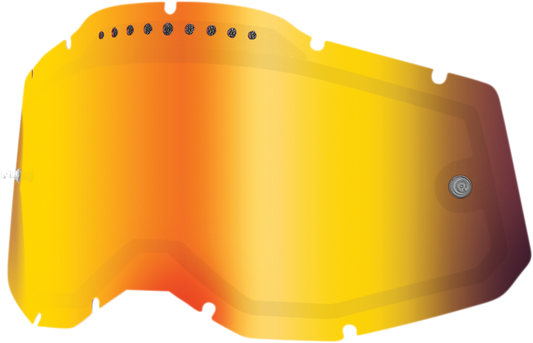 100% Accuri 2/Racecraft 2/Strata 2 Dual Lens - Vented - Red Mirror 59083-00006 - Howling Moto