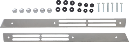 Chrome SHOW CHROME Marker Light Grille for engine, designed by Bill's Exhausts, featuring a sleek chrome finish and sturdy construction.