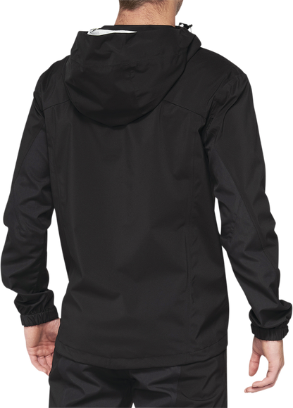100% Hydromatic Jacket - Black - Large 40039-00002 - Howling Moto