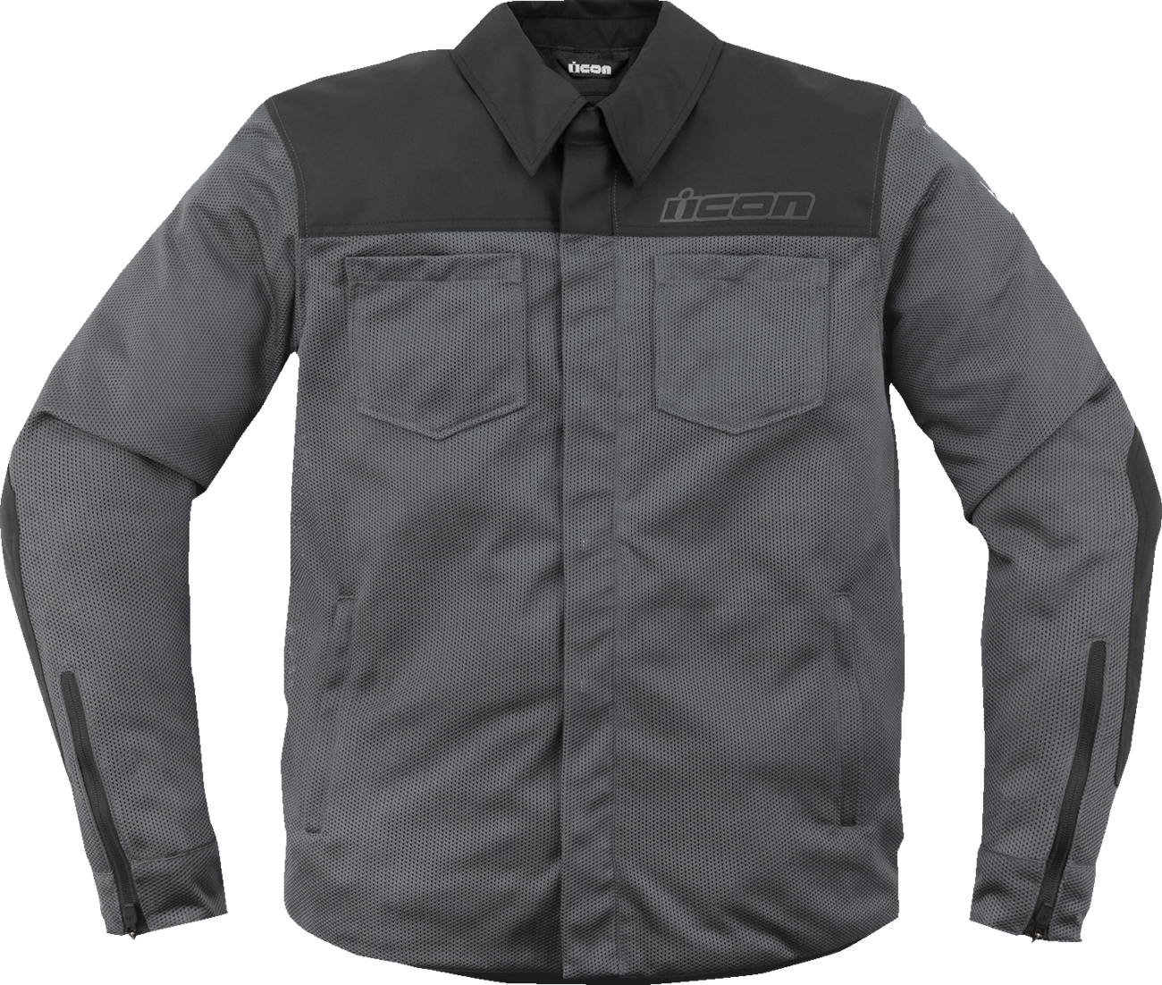 ICON Upstate Mesh CE Jacket - Gray - 2XL 2820-6227 - Howling Moto