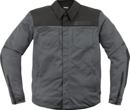 ICON Upstate Mesh CE Jacket - Gray - 2XL 2820-6227 - Howling Moto