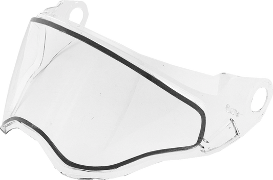 Clear double helmet shield for AFX FX-111DS helmet by Bill's Exhausts, showing the transparent protective visor.