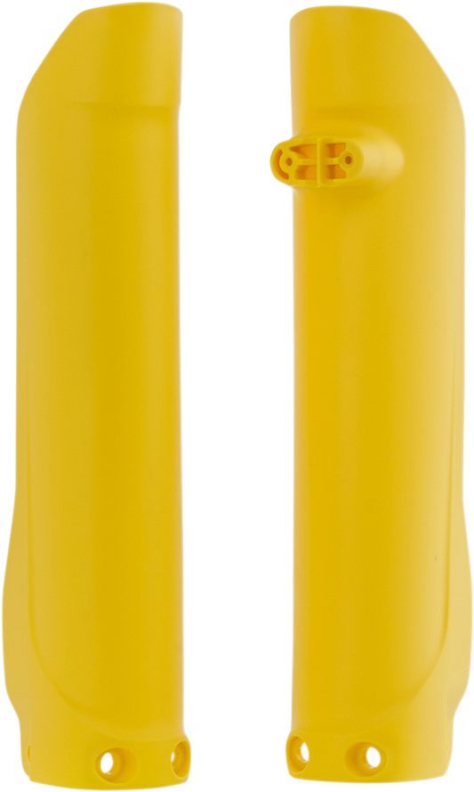 ACERBIS Lower Fork Covers for Inverted Forks - Yellow 2470680005 - Howling Moto