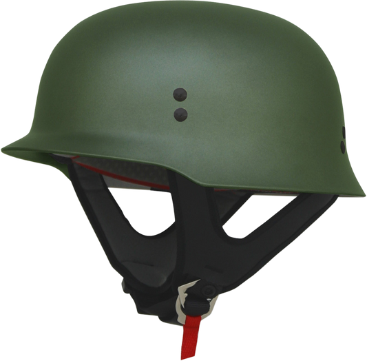 Bill's Exhausts AFX FX helmet in flat olive color, XL size, featuring a sleek motorcycle helmet design.