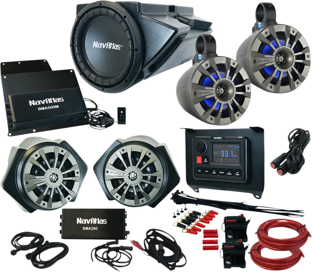 NAVATLAS Audio Kit - Zone 4 - RZR RZR3ZONE4 - Howling Moto