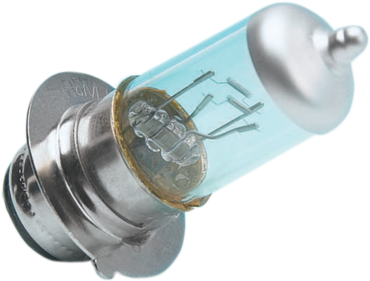 Bill's Exhausts SHOW CHROME H614 engine light bulb, 10-2595, with metal base and clear glass lens for vehicle lighting.
