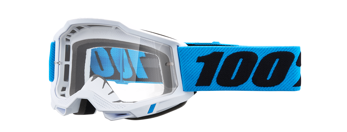 100% Accuri 2 Goggles - Novel - Clear 50013-00023 - Howling Moto