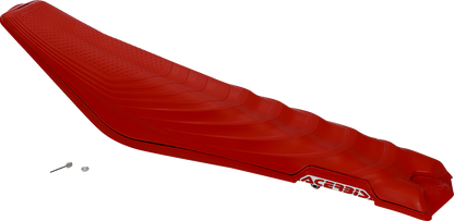 ACERBIS X Seat for Gas Gas 2021-2023, red and black body seat designed for off-road motorcycles.