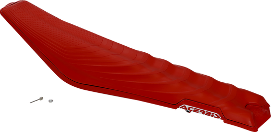 ACERBIS X Seat for Gas Gas 2021-2023, red and black body seat designed for off-road motorcycles.