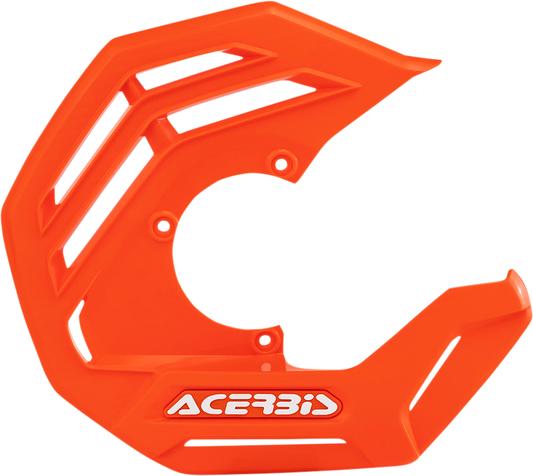 Orange Acerbis X-Future Disc Cover for 16-inch bikes, designed for durability and protection, with the Acerbis branding visible.