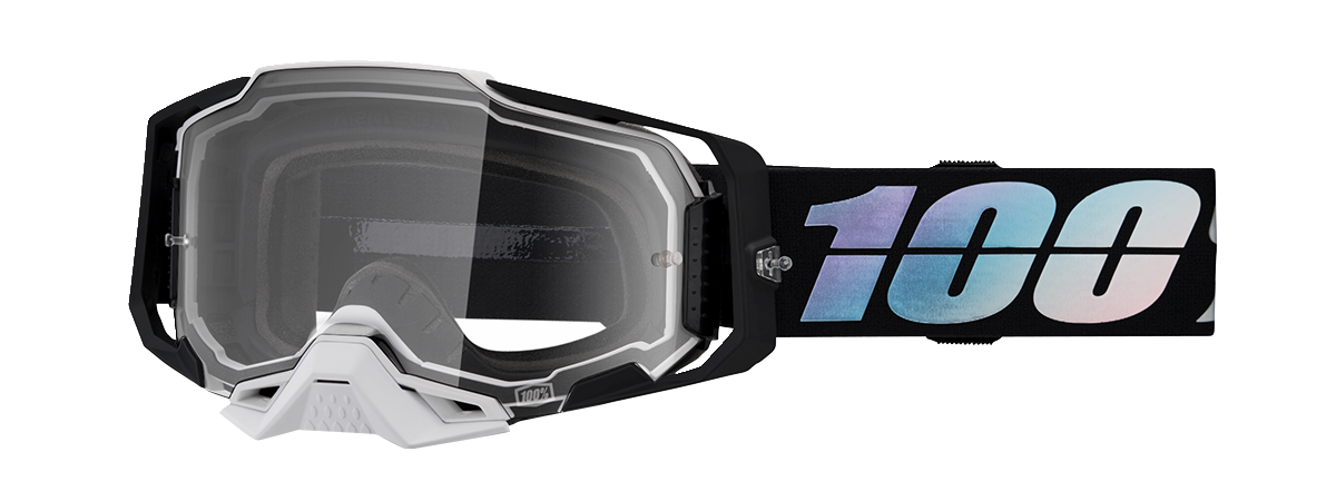 100% Armega Goggles - Krisp - Clear 50004-00019 - Howling Moto