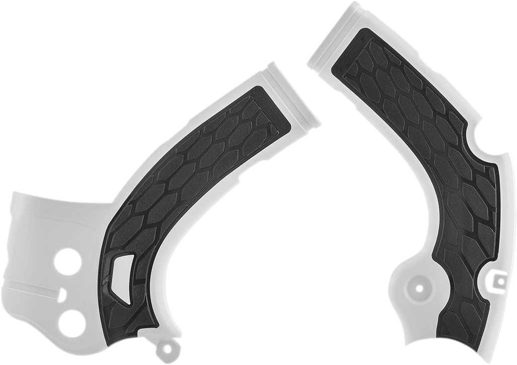 ACERBIS X-Grip Frame Guards - White/Black 2640271035 - Howling Moto