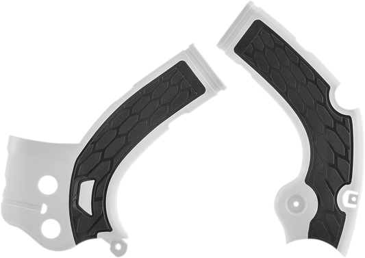 ACERBIS X-Grip Frame Guards - White/Black 2640271035 - Howling Moto