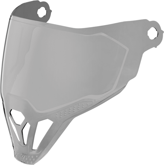 Bill's Exhausts ICON Airflite™ ForceShield™ helmet part in light smoke, showing the tinted visor and helmet's sleek design.