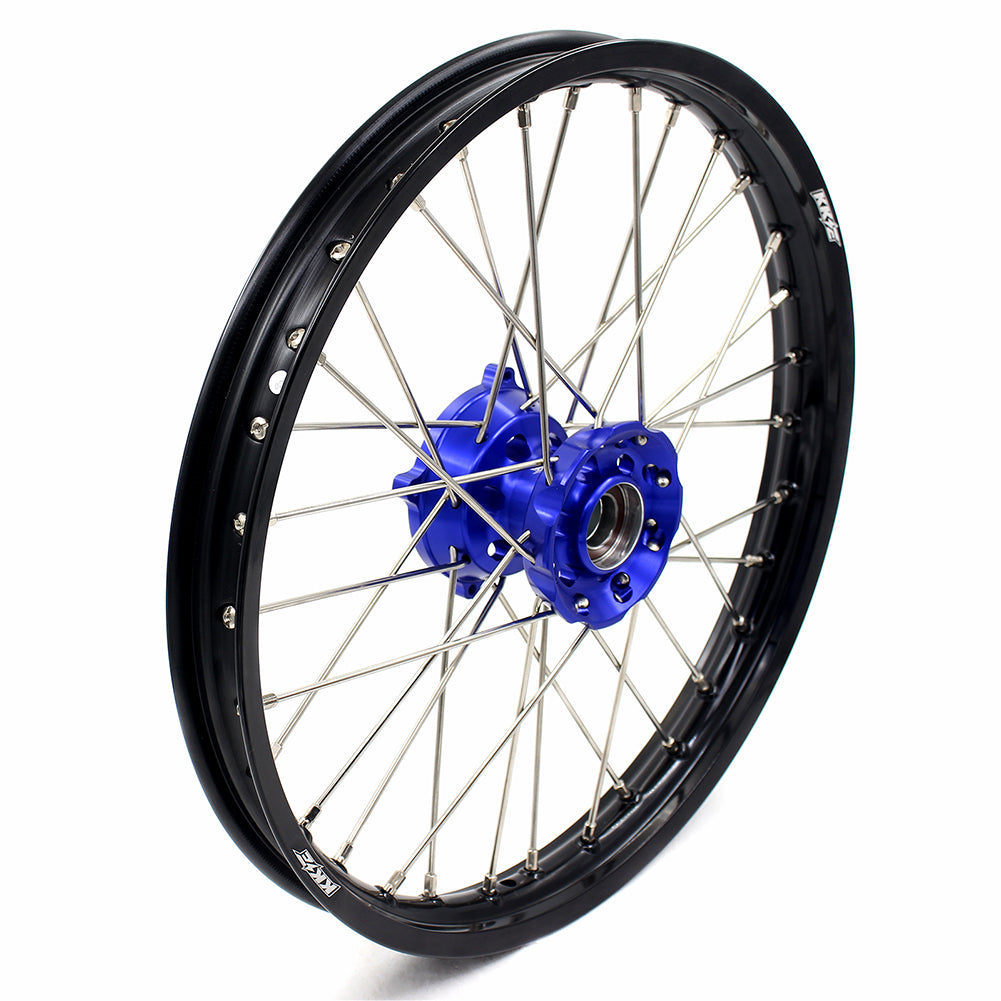 KKE 17"*1.4/14"*1.6 Spoked Kid's Big Wheels Rims Fit KTM SX 85 2003-2020 Husqvarna TC 85 2014-2020 Blue Hub - Howling Moto