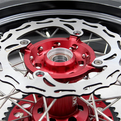 KKE 17 Inch Supermoto Wheels Tires for SUZUKI RMZ250 2007-2024 RMZ450 2005-2024 - Howling Moto