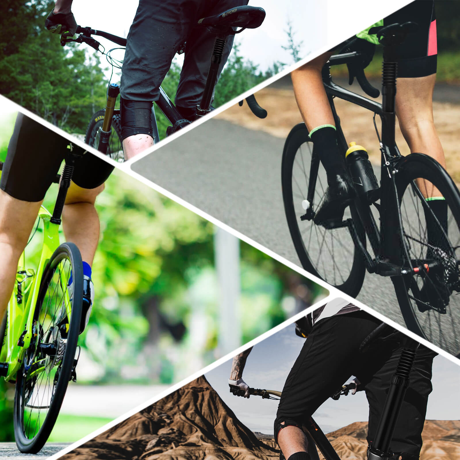 Hycline ZOOM suspension bicycle seatpost, 27.2/30.9/31.6mm diameter, 350mm length, with adjustable suspension system