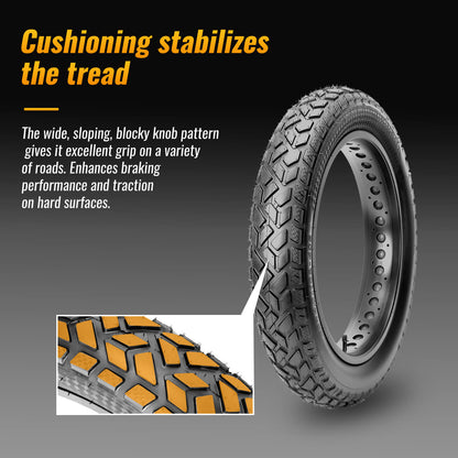 Hycline R4FT fat bike and e-bike tire with rugged tread pattern, designed for off-road cycling and enhanced traction.