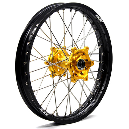 KKE 21 & 19 Wheels for Suzuki RMZ250 2007 RMZ450 2005-2024 Gold&Black - Howling Moto