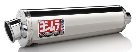 YOSHIMURA Yoshimura Exhaust Street RS-3 Slip-On SS Dual motorcycle exhaust system with polished finish and dual outlet tips