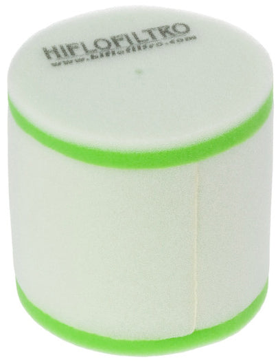 HIFLOFILTRO HFF3023 air filter for high performance engines, showing the clean, pleated paper filter element with rubber sealing edges.
