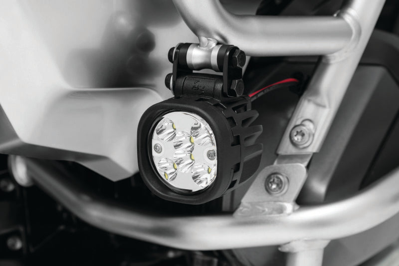 Kuryakyn Lodestar 750L spot beam driving lights mounted on a powersports vehicle for enhanced visibility and illumination.