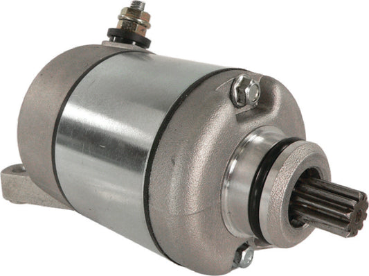 QuadBoss 495296 electric starter for Honda TRX450ER quad bike, showing the compact motor component for easy installation.