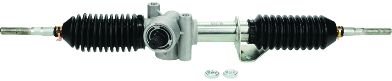 QuadBoss 16-19 Can-Am Defender 1000 steering rack assembly with tie-rods and inner tie-rod ends, showing the complete steering component.