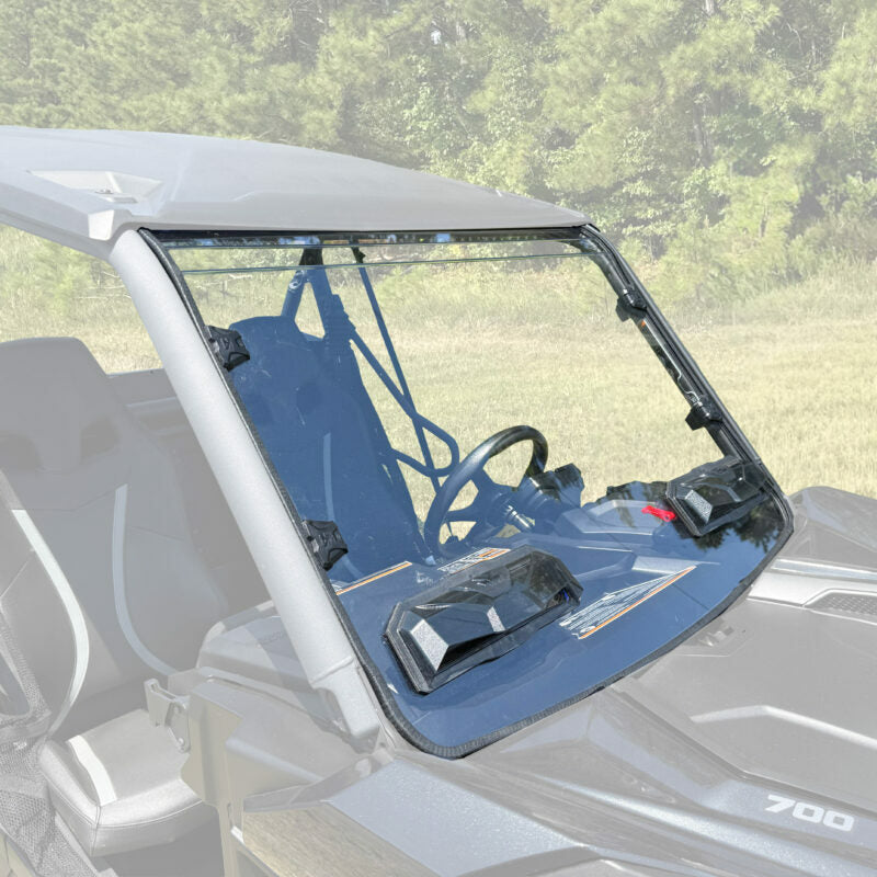 SEIZMIK, Seizmik Toolless Windshield Polycarbonate UTV with UV Resistance - Part 50-55330KIT