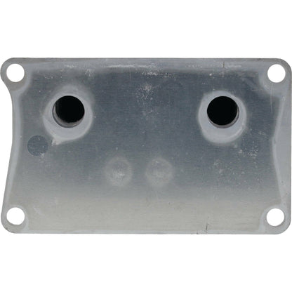 ALL BALLS Oil Cooler Pol 24-3002 for Polaris engines, OEM replacement part, shown in the image with cooling fins and fittings.