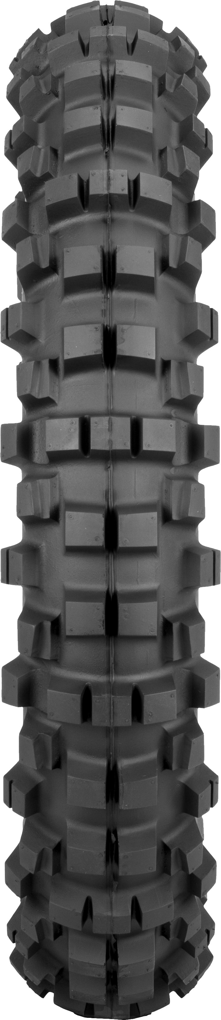 SHINKO 87-4381S 525 Cheater Series rear tire for off-road trail riding, size 120/90-19, rugged tire with off-road tread pattern.
