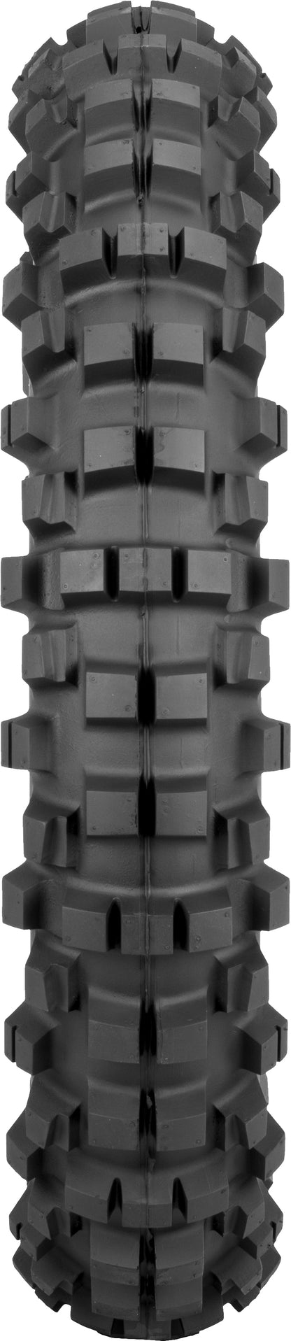 SHINKO 87-4381S 525 Cheater Series rear tire for off-road trail riding, size 120/90-19, rugged tire with off-road tread pattern.