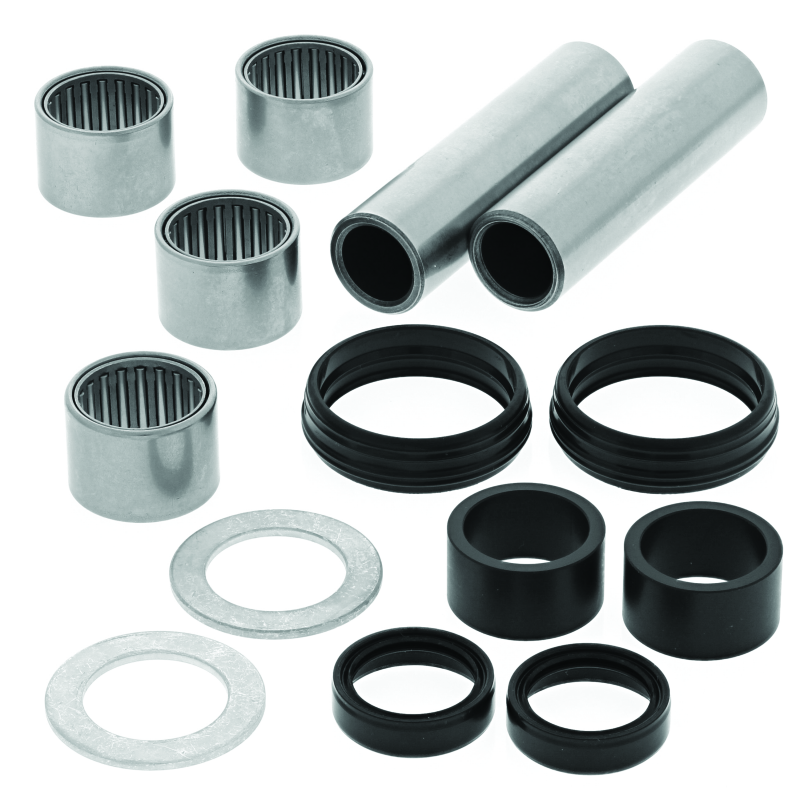 QuadBoss Yamaha YFZ450 swingarm repair kit with part #413533, showing components for motorcycle suspension maintenance.