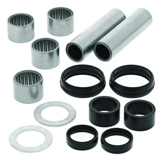 QuadBoss Yamaha YFZ450 swingarm repair kit with part #413533, showing components for motorcycle suspension maintenance.