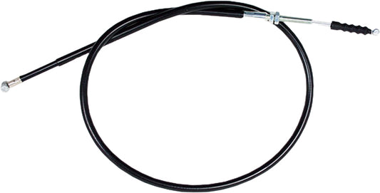 Motion Pro black vinyl clutch cable with longitudinally-wound housing, designed for motorcycle clutch systems.