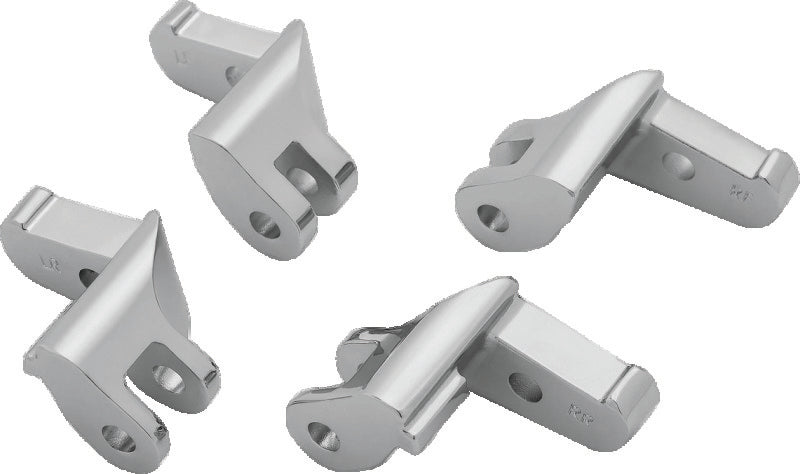 Kuryakyn, Kuryakyn Floorboard Relocator Brackets for Harley-Davidson Touring Models - Chrome Part #4609