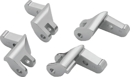 Kuryakyn, Kuryakyn Floorboard Relocator Brackets for Harley-Davidson Touring Models - Chrome Part #4609