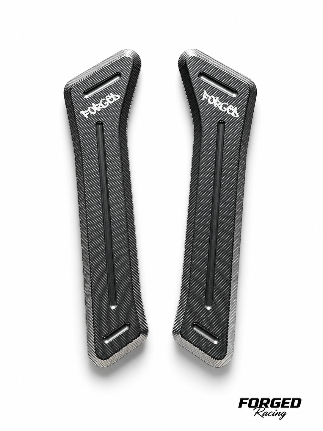 Surron Ultra Bee Metal Battery Guards | CNC Replacement (Black & Chrome)