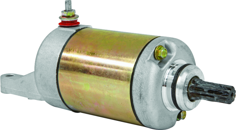 QuadBoss engine starter for Suzuki KingQuad 450X 4x4 models from 2007 to 2010, showing the compact motor component.